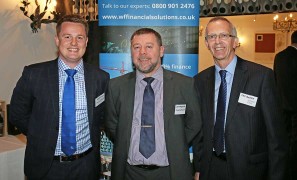 From left: Matt Bruce of Bruce & Butler, Ian Maycock of Charterfields and Phil Meekin of Wilson Field - Bit of a Do 2016