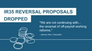 IR35 Reversal Proposals Dropped